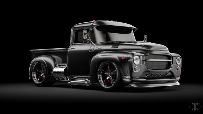 Обои картинки фото автомобили, 3д, zil