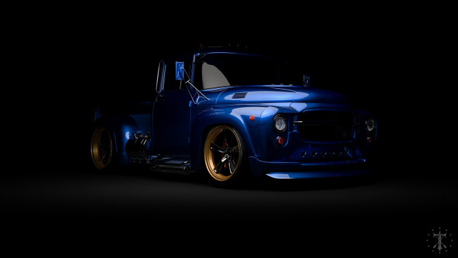 Обои картинки фото автомобили, 3д, zil