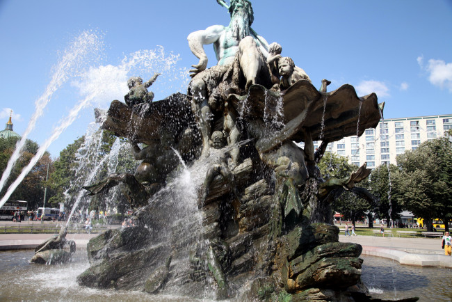 Обои картинки фото города, берлин , германия, фонтан