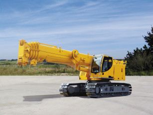 Картинка техника краны liebherr
