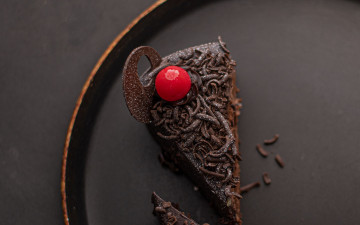 Картинка еда пирожные +кексы +печенье шоколадное пирожное вишня