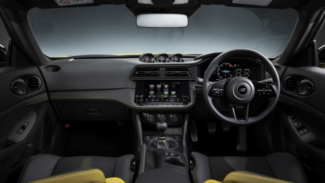 Обои картинки фото автомобили, спидометры, торпедо, nissan, fairlady, z, proto, spec, 2022, салон, ниссан, панель