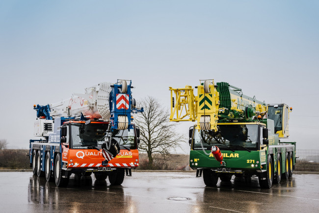 Обои картинки фото техника, краны, liebherr