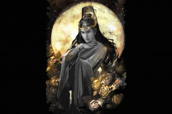 Картинка рисованное кино +мультфильмы цзинь гуанъяо розы луна