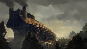 Картинка видео+игры age+of+wonders+iii техника пар лес