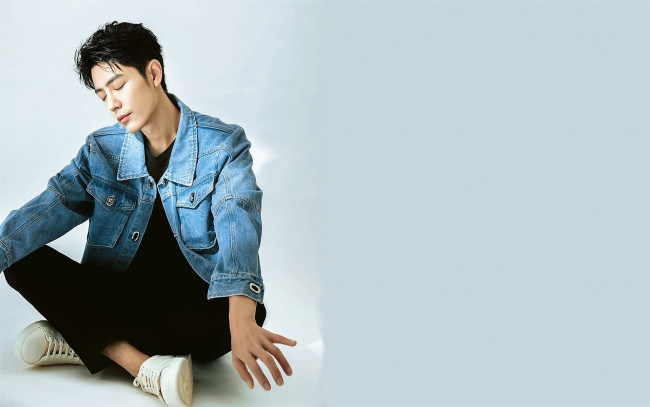 Обои картинки фото мужчины, xiao zhan, актер, куртка