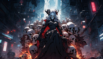 Картинка фэнтези нежить нейросети графика нейроарт ai art нейронные сети рисунки нейро искусство