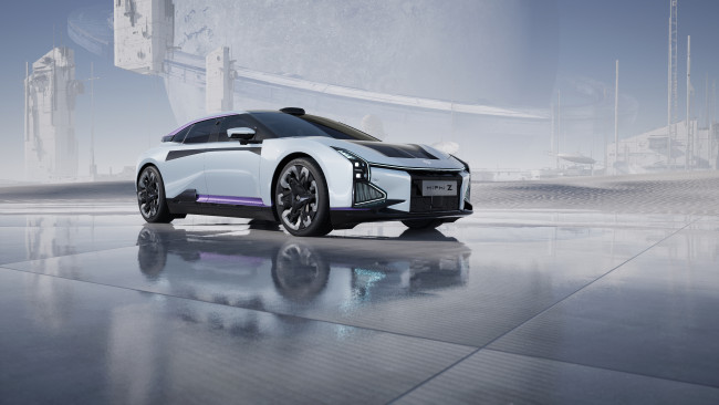 Обои картинки фото автомобили, hiphi