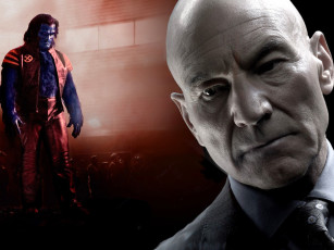 обоя кино фильмы, x-men 3, ксавьер, лицо, мутант