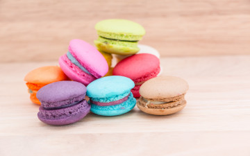 обоя еда, макаруны, лакомство, ассорти