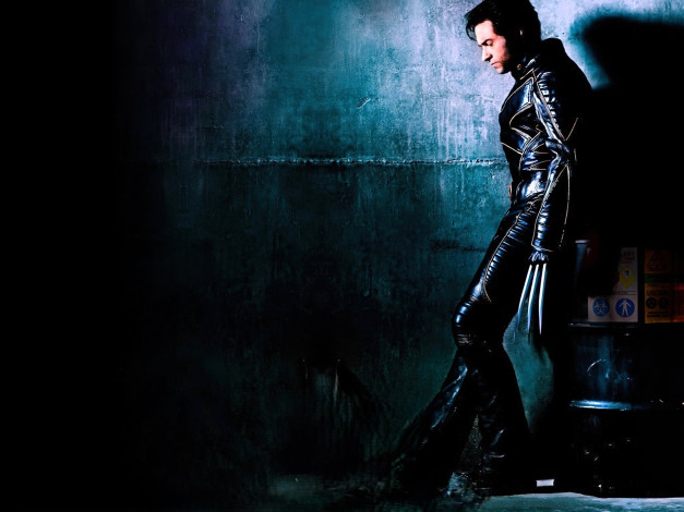 Обои картинки фото кино фильмы, x-men 3, росомаха, когти, костюм, бочка