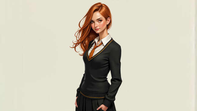 Обои картинки фото рисованное, люди, нейросети, графика, нейроарт, ai, art, нейронные, сети, рисунки, нейро, искусство, нейрографика, graphics, neuroart, neural, networks, drawings, neuro, neurography, ginny weasley, джинни уизли