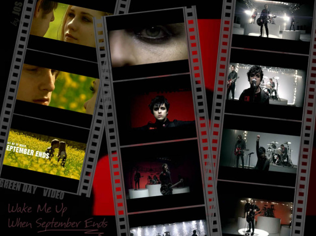 Обои картинки фото wak, me, up, when, september, ends, музыка, green, day