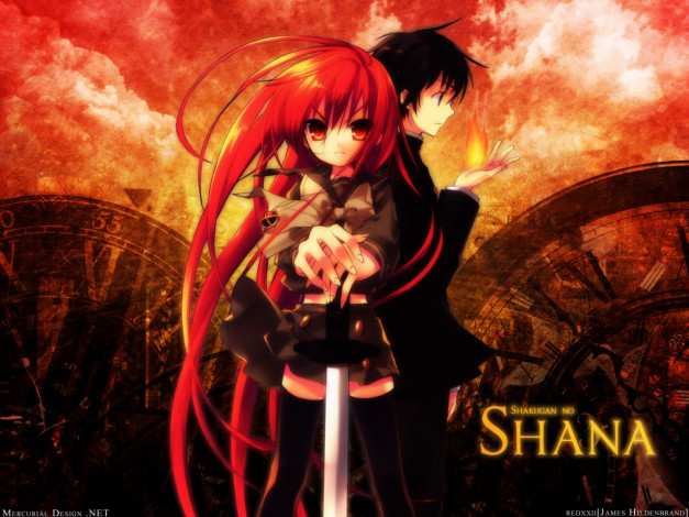 Обои картинки фото аниме, shakugan, no, shana