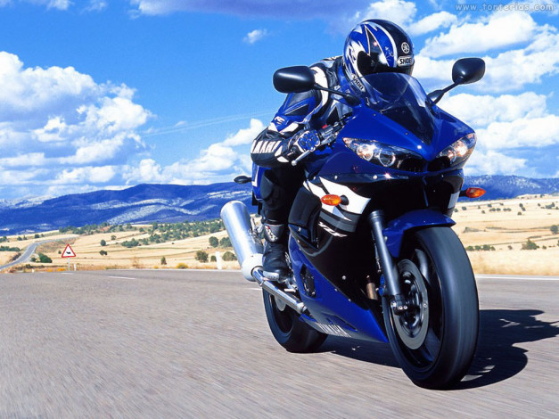 Обои картинки фото мотоциклы, yamaha
