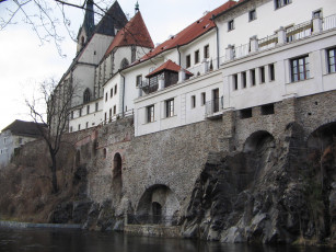 Картинка Чешски крумлов города здания дома