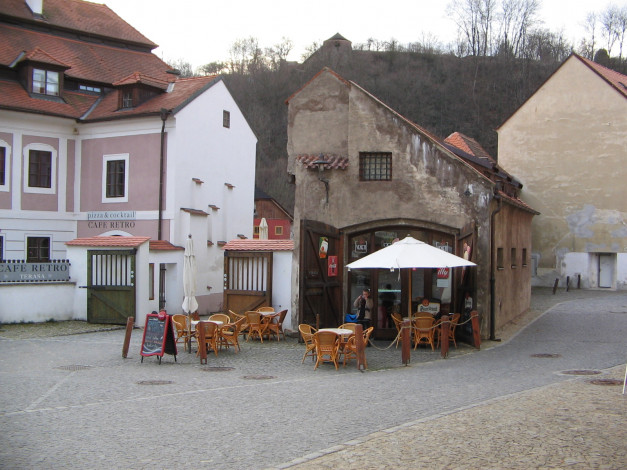 Обои картинки фото Чешски, крумлов, города, улицы, площади, набережные