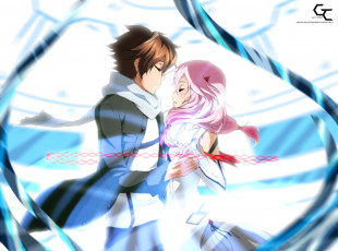 Картинка аниме guilty crown ouma shu yuzuriha inori