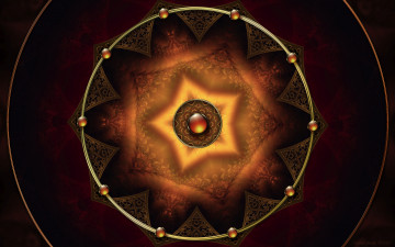 Картинка 3д графика fractal фракталы узор цвета