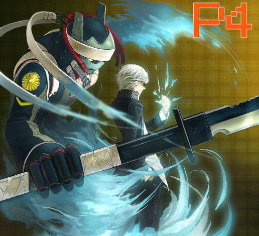 Обои картинки фото аниме, persona, 4, seta, souji, narukami, yuu