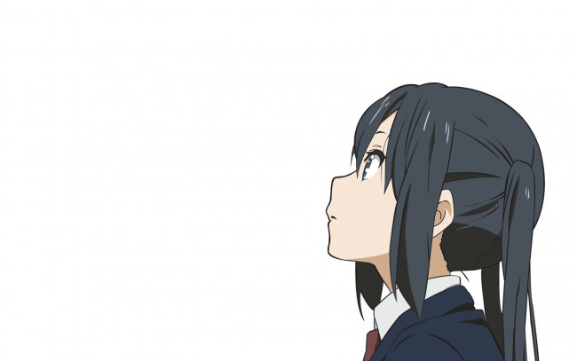 Обои картинки фото аниме, on, девушка