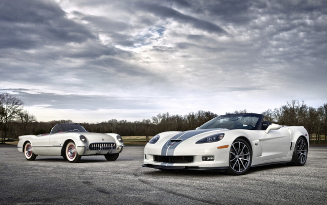 Обои картинки фото автомобили, corvette, chevrolet