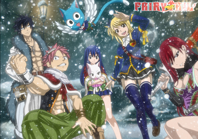 Обои картинки фото аниме, fairy, tail
