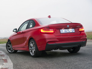 Картинка автомобили bmw f22 za-spec m235i coupе красный 2014
