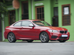 Картинка автомобили bmw za-spec coupе m235i красный 2014 f22