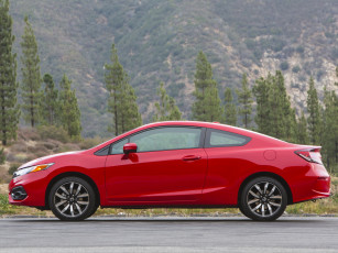 Картинка автомобили honda красный 2014г coupe civic
