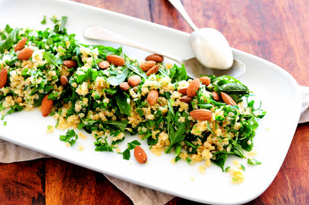 Картинка еда салаты +закуски творог салат зелень орехи