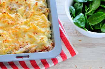 Картинка еда вторые+блюда зелень запеканка второе блюдо салфетка