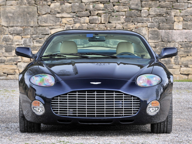 Обои картинки фото автомобили, aston martin, zagato, db7, aston, martin, темный, 2003