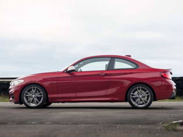 Обои картинки фото автомобили, bmw, za-spec, красный, 2014, f22, coupе, m235i