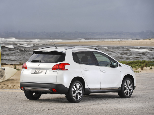 Обои картинки фото автомобили, peugeot, светлый, za-spec, 2014г, 2008