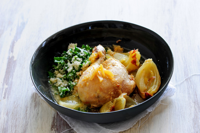 Обои картинки фото еда, мясные блюда, жареное, мясо, зелень, лук