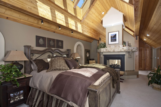 Обои картинки фото интерьер, спальня, кровать