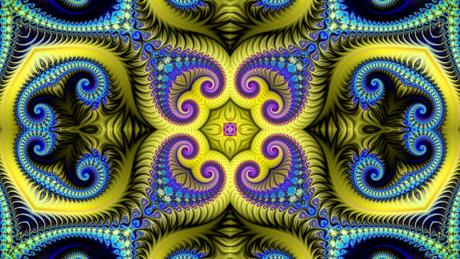 Обои картинки фото 3д графика, фракталы , fractal, узор, цвета, фон