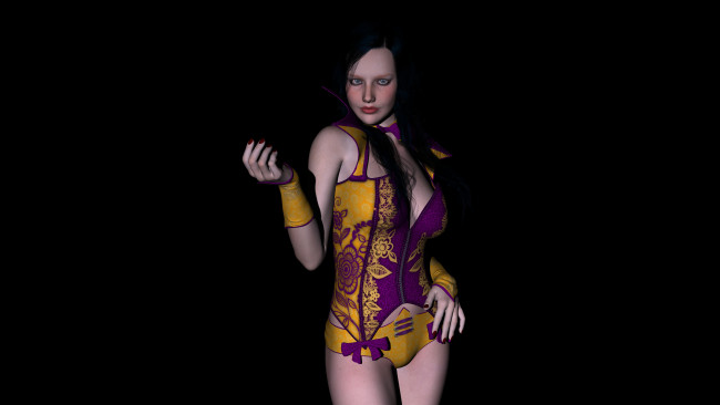 Обои картинки фото 3д графика, люди , people, взгляд, девушка, фон