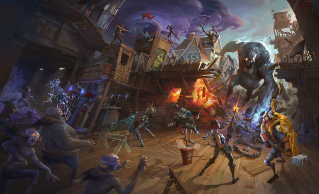 Обои картинки фото видео игры, fortnite, action, игра