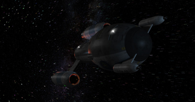 Обои картинки фото космос, арт, вселенная, полет, космический, корабль, звезды