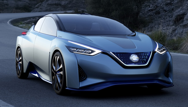 Обои картинки фото nissan autonomous concept, автомобили, nissan, datsun, autonomous, concept, car, металлик