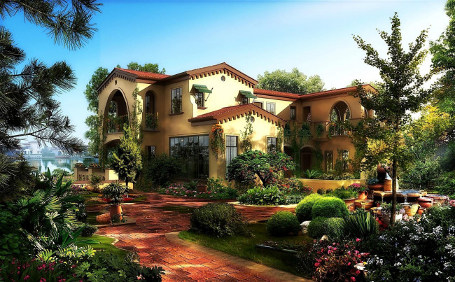 Обои картинки фото города, - здания,  дома, вилла