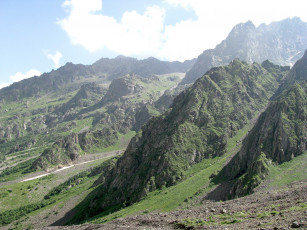 Картинка цейское+ущелье природа горы россия северная осетия цейское ущелье кавказ