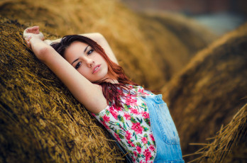 обоя девушка, девушки, -unsort , рыжеволосые и другие, модель