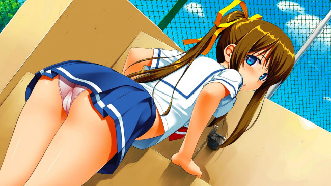 Обои картинки фото аниме, unknown,  другое , взгляд, девушка, фон