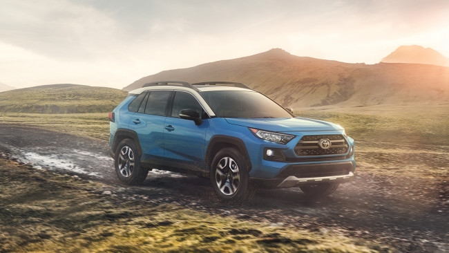 Обои картинки фото toyota rav4 2019, автомобили, toyota, crossover, 2019, rav4