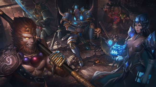 Обои картинки фото видео игры, heroes of newerth, action, ролевая, heroes, of, newerth