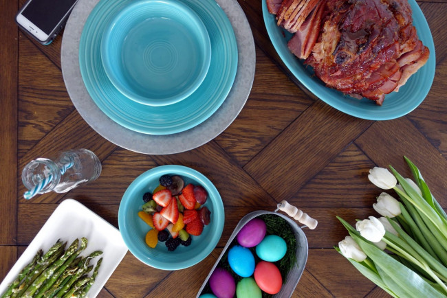 Обои картинки фото еда, разное, спаржа, буженина, яйца