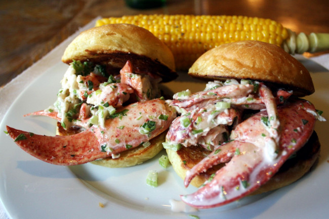 Обои картинки фото еда, рыбные блюда,  с морепродуктами, лобстер